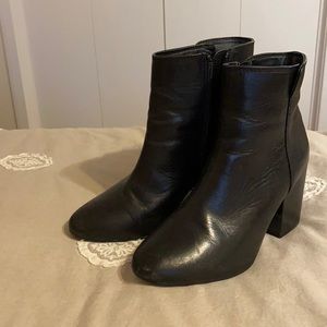 Aldo leather ankle boots